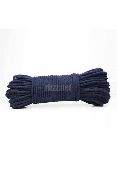 Ritzz Γεμισμένο βαμβακερό κορδόνι Rope Tress Rope / Navy Blue / 001 / 500 γραμμάρια