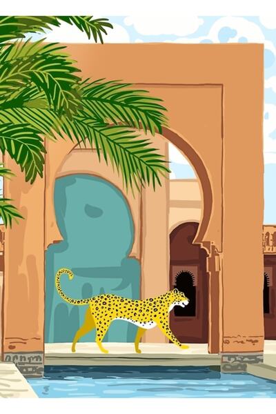 Universal Τσίτα κάτω από την Αραβική Καμάρα # εικονογράφηση # Εικόνα Πίνακας ...