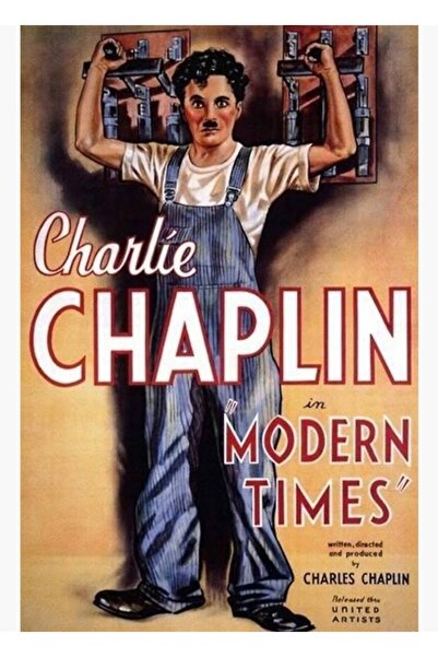 Universal Διακοσμητική Ξύλινη Αφίσα Ζωγραφικής "Modern Times"