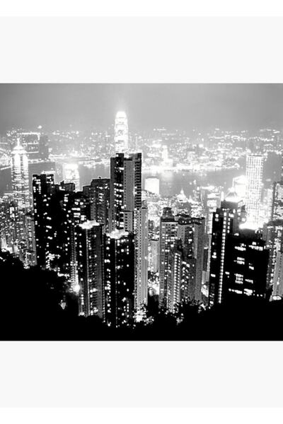 Universal Hong Kong, China Tablo Ahşap Poster Decorativ