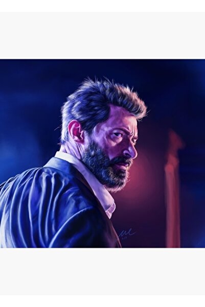 Universal Ηλικιωμένος άνδρας Λόγκαν Ξύλινη διακοσμητική αφίσα ζωγραφικής