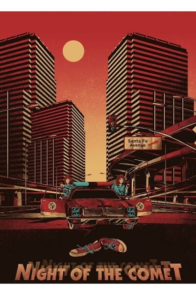 Universal Tablou decorativ din lemn cu stele cu cozi de câine de noapte