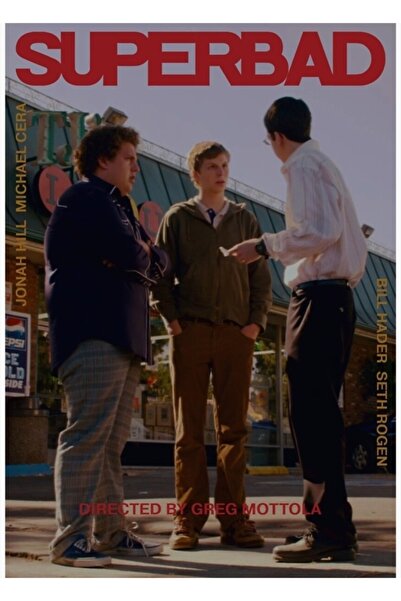 Universal Διακοσμητική ξύλινη αφίσα ταινίας Superbad