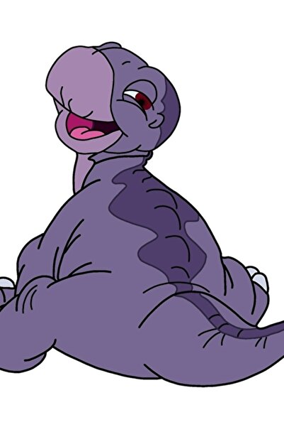 Universal Baby Littlefoot Land Before Time Ξύλινη διακοσμητική αφίσα για το τ...