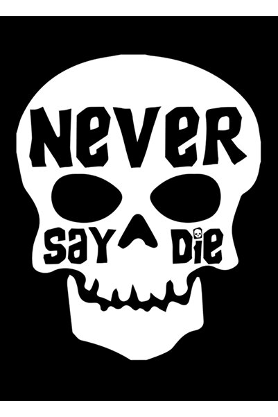 Universal Ποτέ μην πειραματίζεις να πεθάνεις Ξύλινη διακοσμητική αφίσα