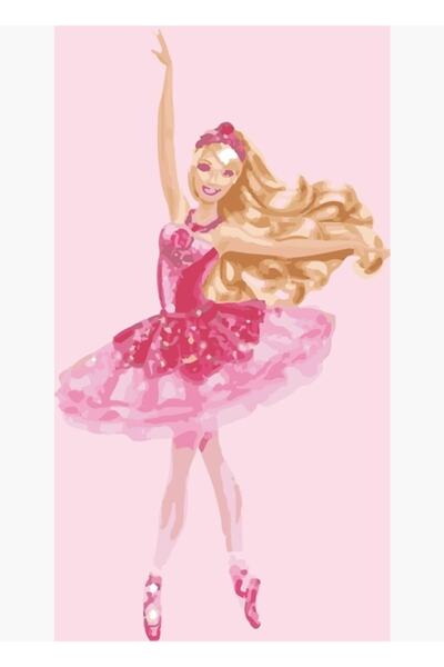 Universal Pembe Ayakkabılı Barbie Tablo Ahşap Poster Dekoratif