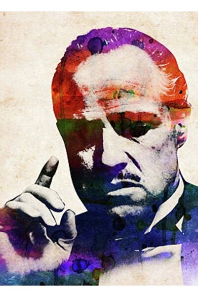 Universal Poster decorativ din lemn „Nașul”