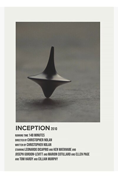 Universal Începutul (2010) Tablou Poster din lemn decorativ