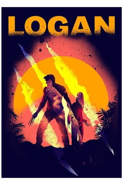 Universal Διακοσμητική ξύλινη αφίσα ζωγραφικής τέχνης Logan