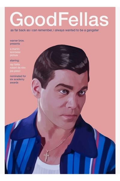 Universal Poster film Goodfellas, tablou decorativ din lemn