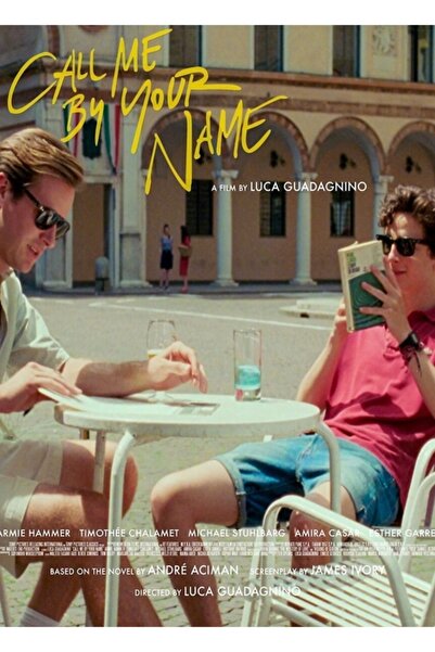 Universal Sună-mă pe numele tău Afiș alternativ de film Tablou Poster din lem...