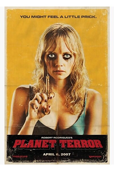 Universal Плакат-картина Planet Terror 2.0, Дървен плакат, Декоративен