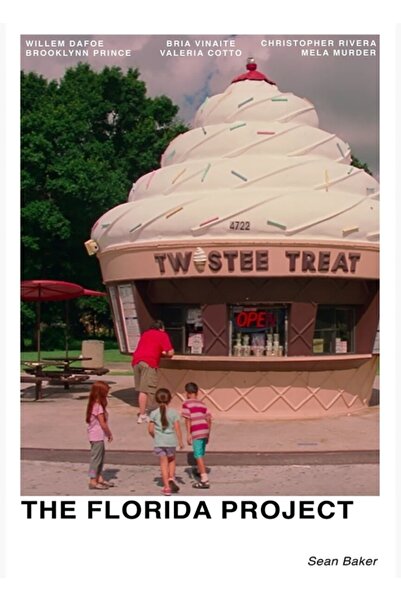 Universal Poster decorativ din lemn The Florida Project