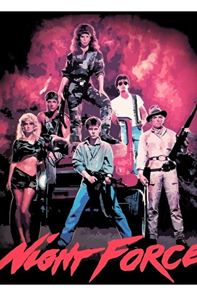 Universal Poster decorativ din lemn Nightforce Tablo