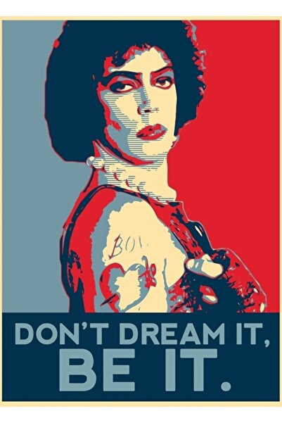 Universal Imaginați-vă, fiți el. Tablou decorativ din lemn, tip poster