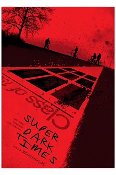 Universal Декоративен дървен плакат с филмова графика  "Супер тъмни времена "...