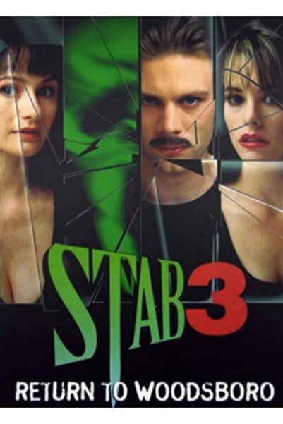 Universal Stab 3 Woodsboro'ya Dönüş Çığlık Korku Filmi Afişi Tablo Ahşap Post...