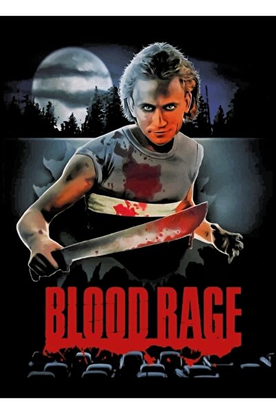 Universal Декоративен дървен плакат с картина  "Кървава ярост "