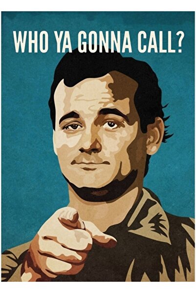 Universal Cine ai vrea să-ți strighe? Poster decorativ din lemn Ghostbusters