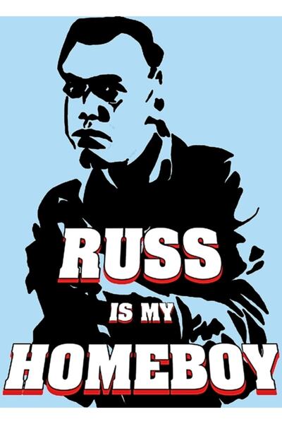 Universal Russ Thorn Is My Home Man Ξύλινη Διακοσμητική Αφίσα Ζωγραφικής