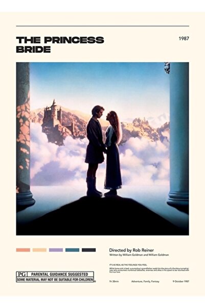 Universal Princess Bride Classic Prints Vintage Retro Ζωγραφική Ξύλινη αφίσα ...