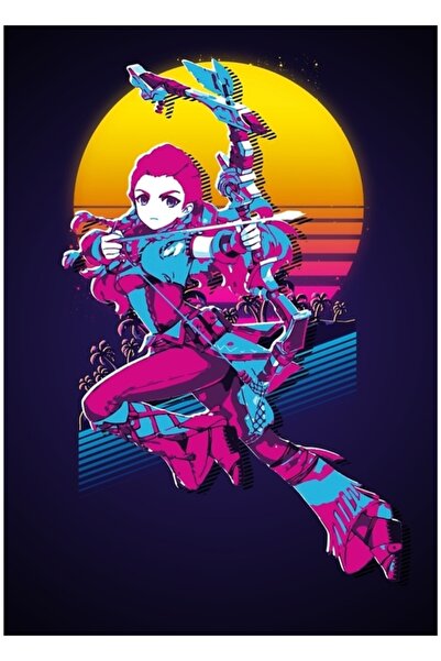 Universal Aloy - Genshin Impact *Retro anii '80* Poster decorativ din lemn
