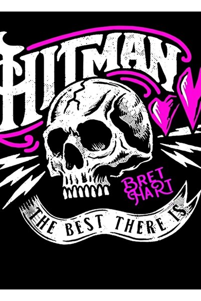 Universal Cel mai bun din colecția Bret Hart, poster decorativ din lemn, pict...