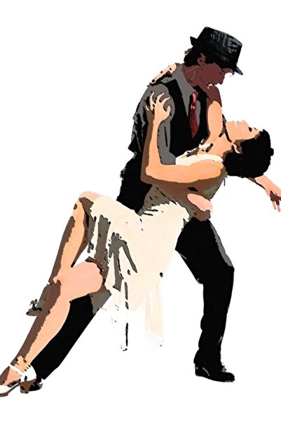 Universal Επιτραπέζια ξύλινη αφίσα χορού χοροεσπερίδας διακοσμητική