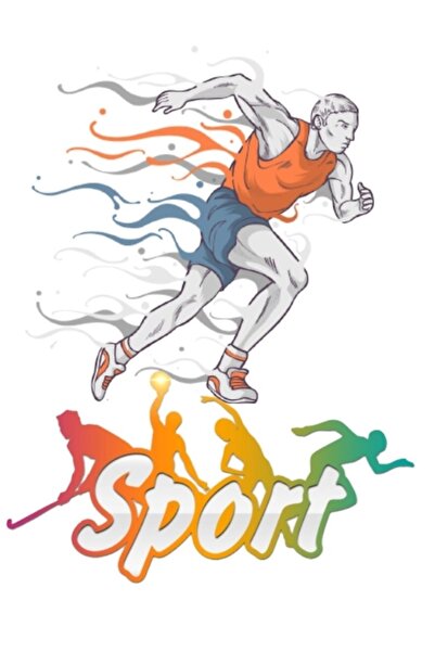 Universal Илюстрация на спортно лого, картина, дървен плакат, декоративен