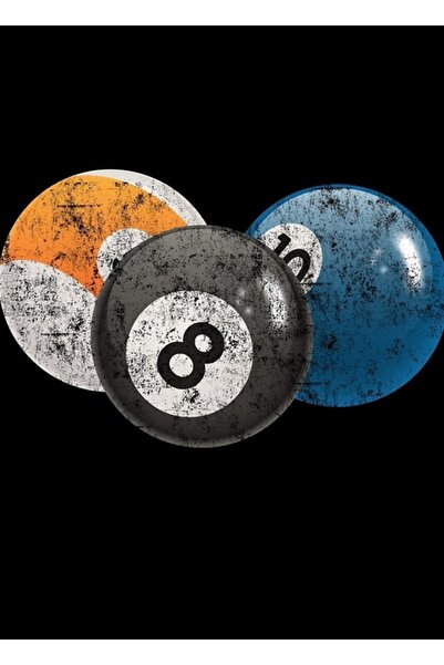 Universal Διακοσμητική ξύλινη αφίσα για παλιά τραπέζα μπιλιάρδου πισίνας