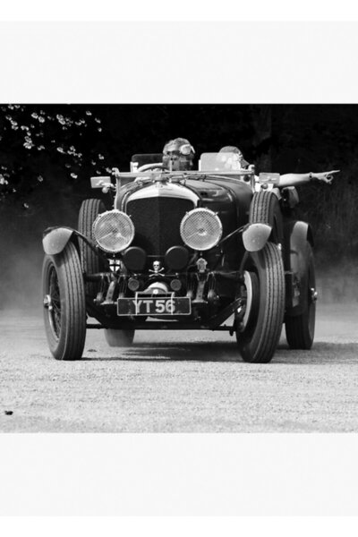 Universal 1927 Bentley Speed Six Tourer Ξύλινη Διακοσμητική Αφίσα Τοίχου