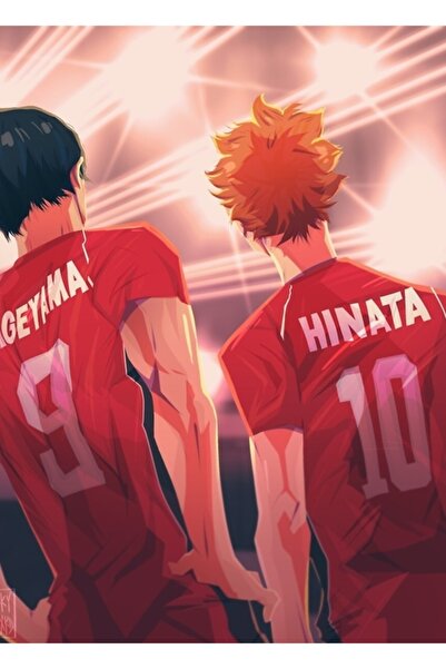 Universal Haikyuu - Kagehina 2021 Olimpiyatları'nda Tablo Ahşap Poster Dekoratif