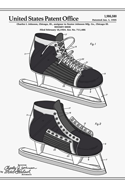 Universal Διακοσμητική ξύλινη αφίσα για πατινάζ χόκεϊ