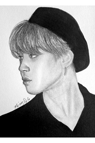 Universal 201122 Jimin Tablo Ξύλινη Διακοσμητική Αφίσα Κωδικός4445