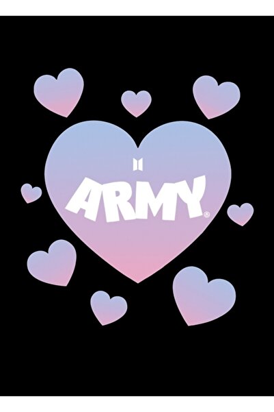 Universal Διακοσμητική ξύλινη αφίσα Gradient Heart Army Painting Code3166