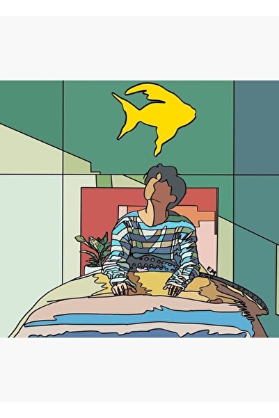 Universal Daydream - Jhope Ξύλινη Αφίσα Τέχνης Διακοσμητική Κωδικός3326