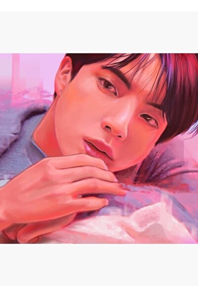 Universal Kim Seokjin 041018 Ξύλινη Αφίσα Τέχνης Διακοσμητική Κωδικός3017