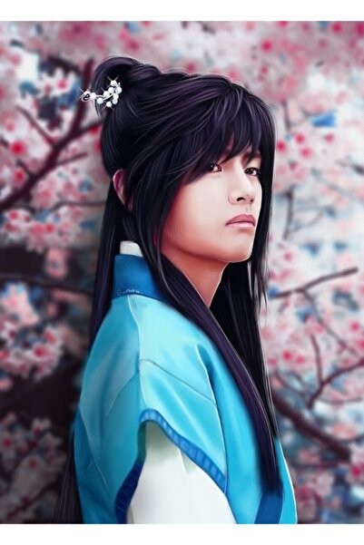 Universal Τέχνη Hwarang Taehyung από την Arinira Tablo, Ξύλινη Διακοσμητική Α...
