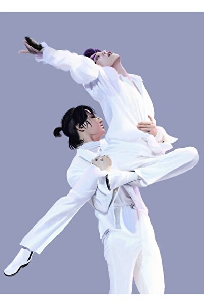 Universal Black Swan Jikook 1 Ξύλινη Αφίσα Τέχνης Διακοσμητική Κωδικός2679