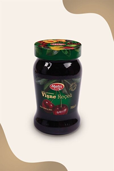 METIN Extra Geleneksel Vişne Reçeli 700 Gr Cam Kavanoz