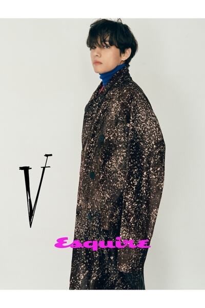 Universal Poster decorativ din lemn Kim Taehyung Cod1437