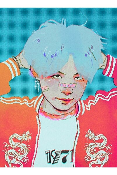 Universal Διακοσμητική ξύλινη αφίσα Bandaid Yoongi Tablo με κωδικό 3767