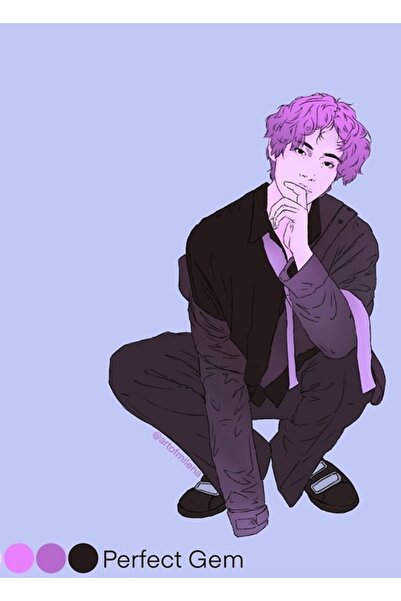 Universal Τέλειο κοσμηματοπωλείο Taehyung Ξύλινη διακοσμητική αφίσα ζωγραφική...