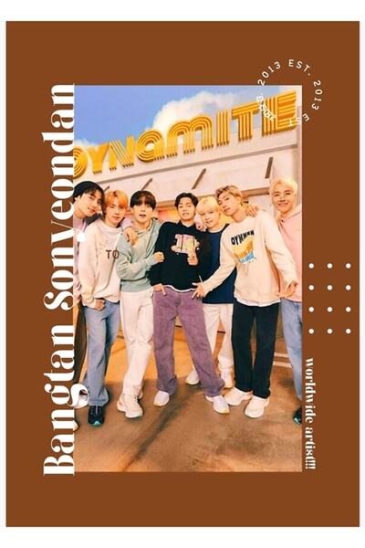 Universal 2013 Bangtan Sonyeondan (Καλλιτέχνης σε όλο τον κόσμο) Ξύλινη διακο...