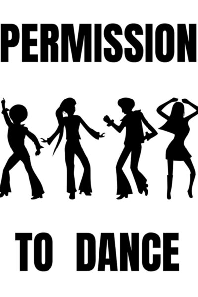 Universal Άδεια για χορό με τους φίλους μου Πίνακας Ξύλινη Διακοσμητική Αφίσα...