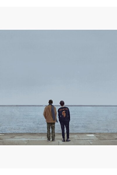 Universal Διακοσμητική Ξύλινη Αφίσα Θαλάσσης με θέμα την Ζωγραφική Κωδικός5683