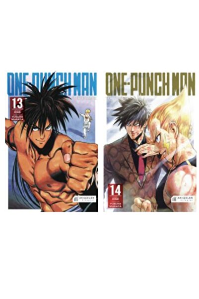 AKILÇELEN YAYINEVİ One Punch Man 13-14 Manga Seti 2'li