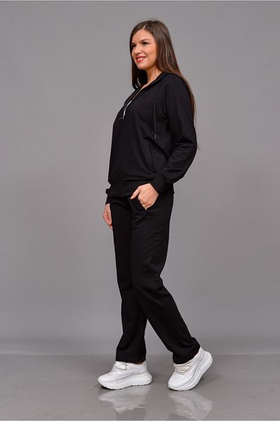 TUSSE Women's Black Classic Tracksuit Set