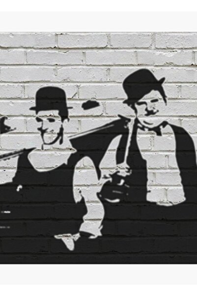 Universal Λευκό Γκράφιτι Τοίχου: Διακοσμητική Ξύλινη Αφίσα Ζωγραφικής των Λόρ...