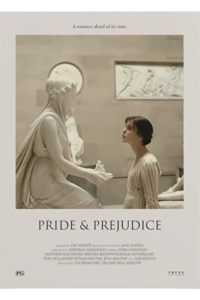 Universal Gurur Ve Önyargı (2005) Minimalist - Tablo Ahşap Poster Dekoratif